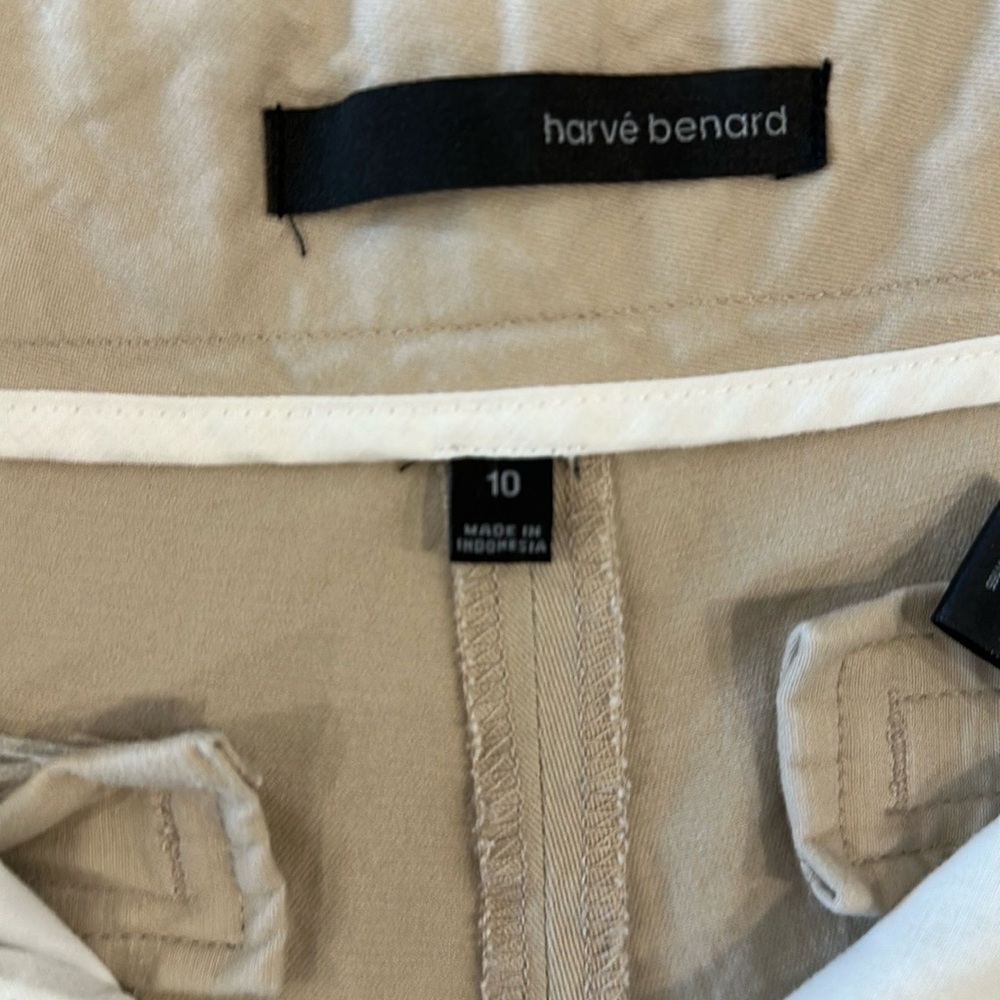 3/$15 Harve Benard Tan Shorts Tailored Fit 98% Cotton Sz 10 - Picture 5 of 7